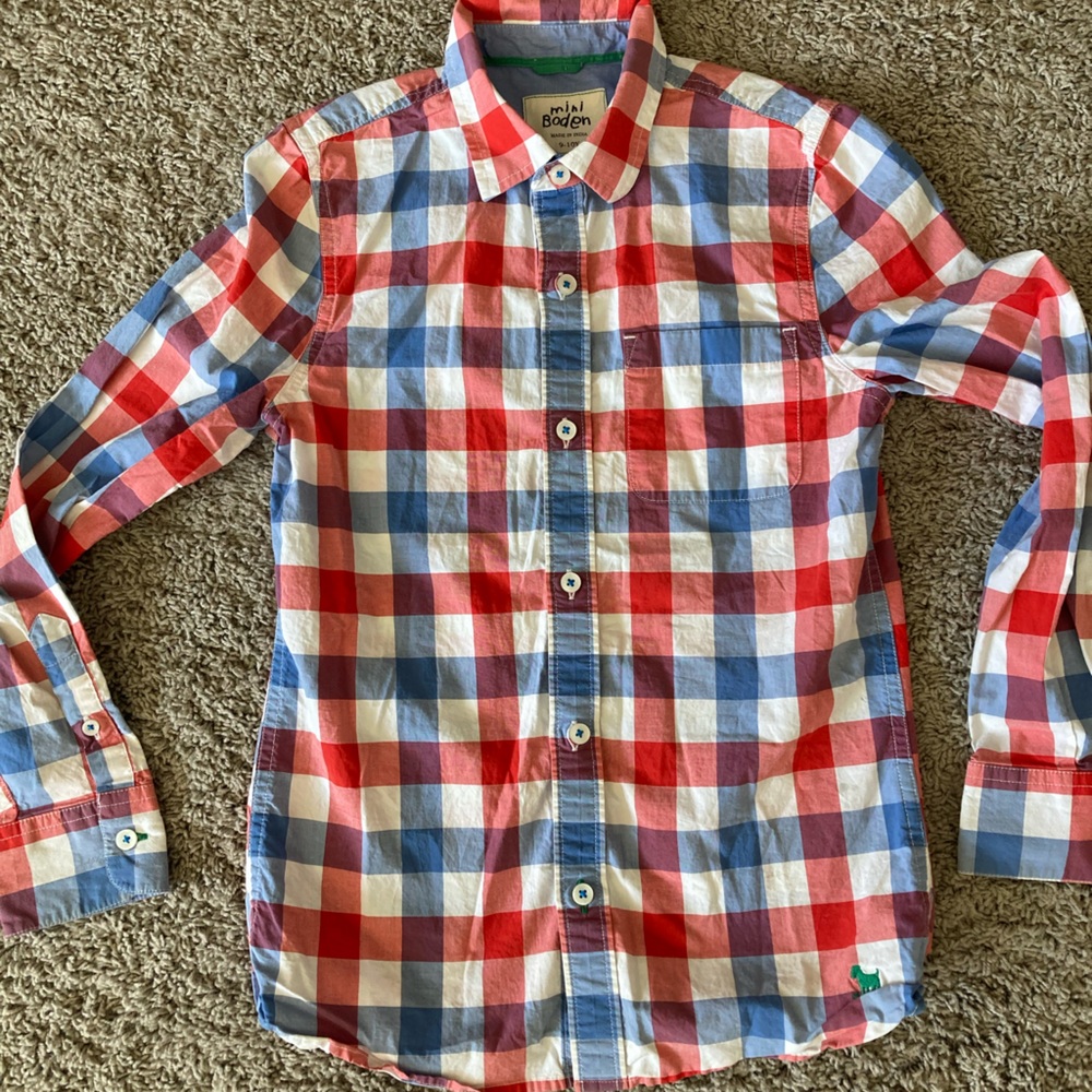 Boys Mini Biden Button Down Shirt